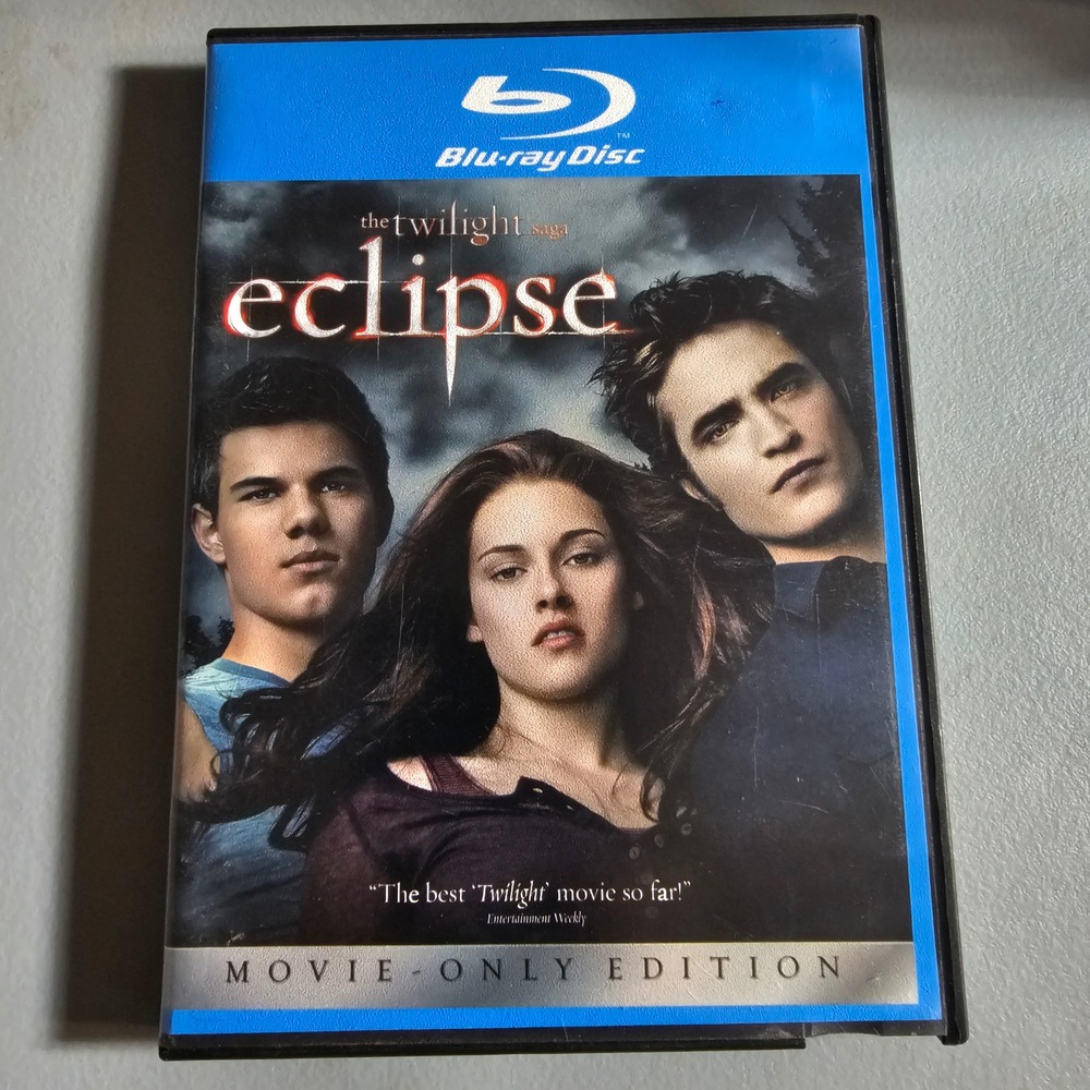 The Twilight Saga Eclipse Blu-ray Movie Only Edition Blockbuster Case